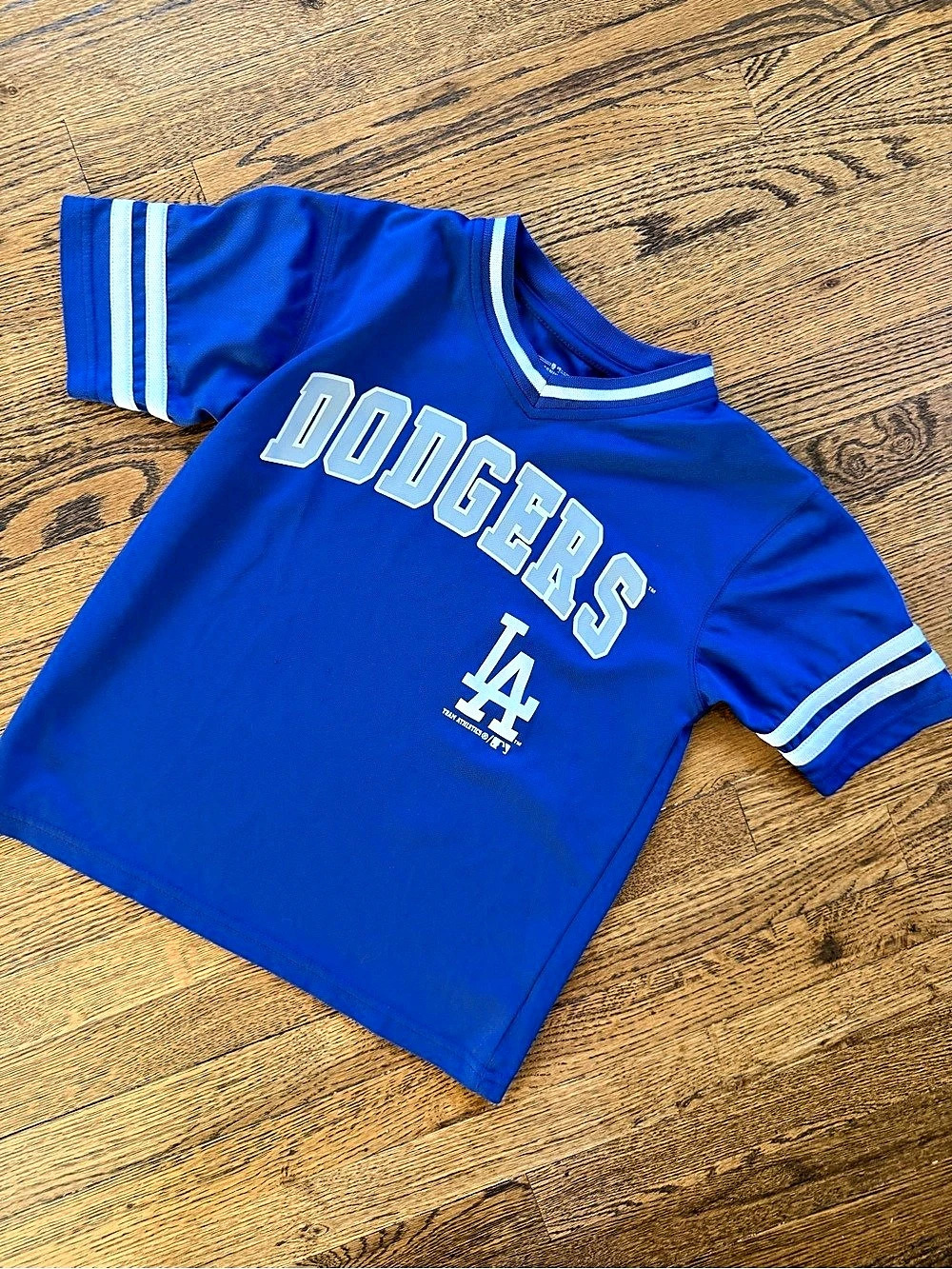 Team Athletics Los Angeles Dodgers jersey Blue Boys Medium Dodgers Jersey